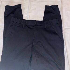 STYLUS Men's Sleek Black Formal Trousers